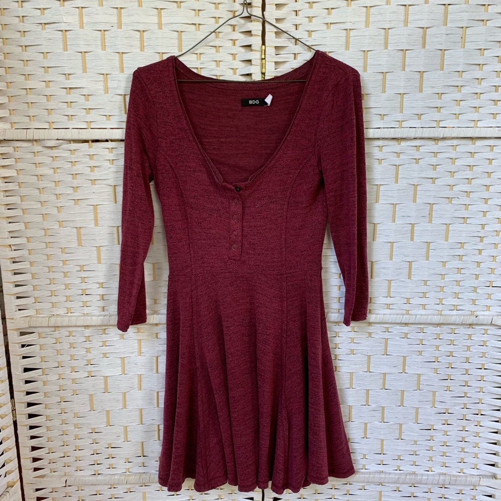 Urban Outfitters Raspberry Henley Skat…